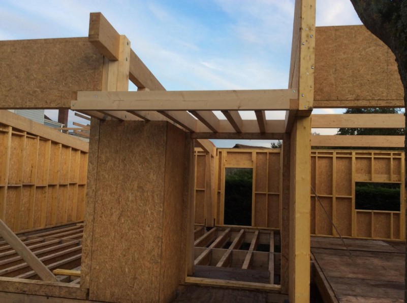 Construction d'une maison en ossature bois  à Pertuis
