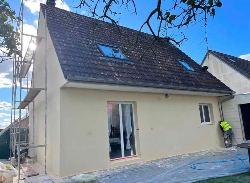 Réalisation d'un ravalement de façade dans la somme