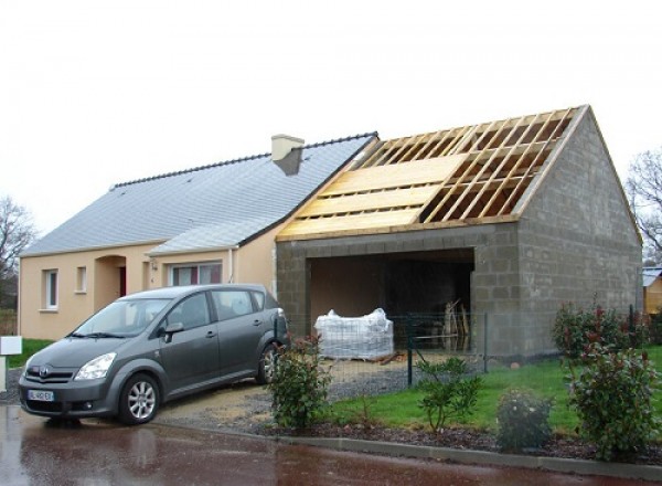 Agrandissement de garage à Combray