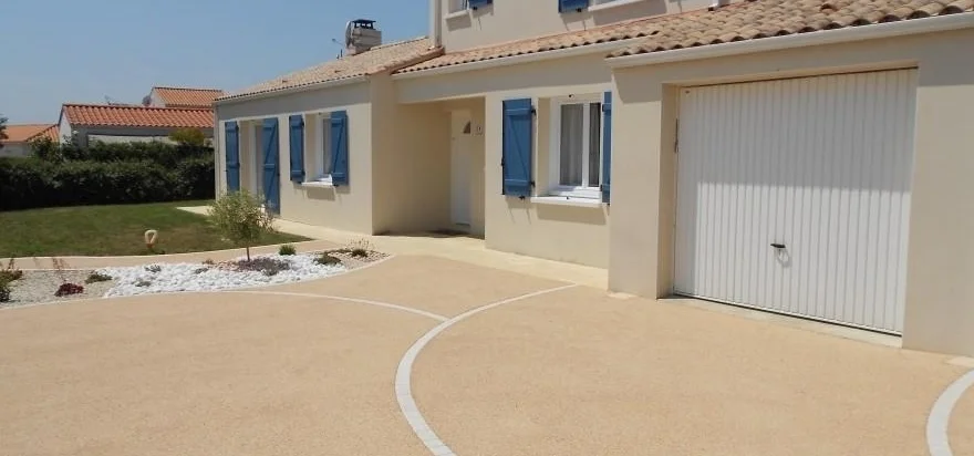 Sol en béton désactivé à Toury-Lurcy
