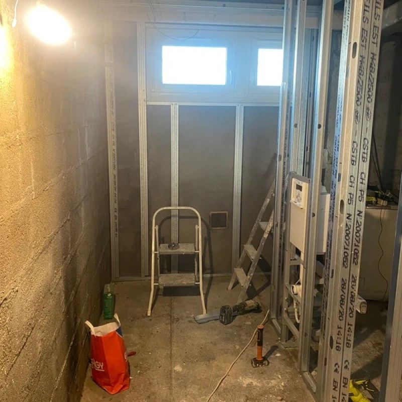 Réalisation d'une salle de bain en Moselle