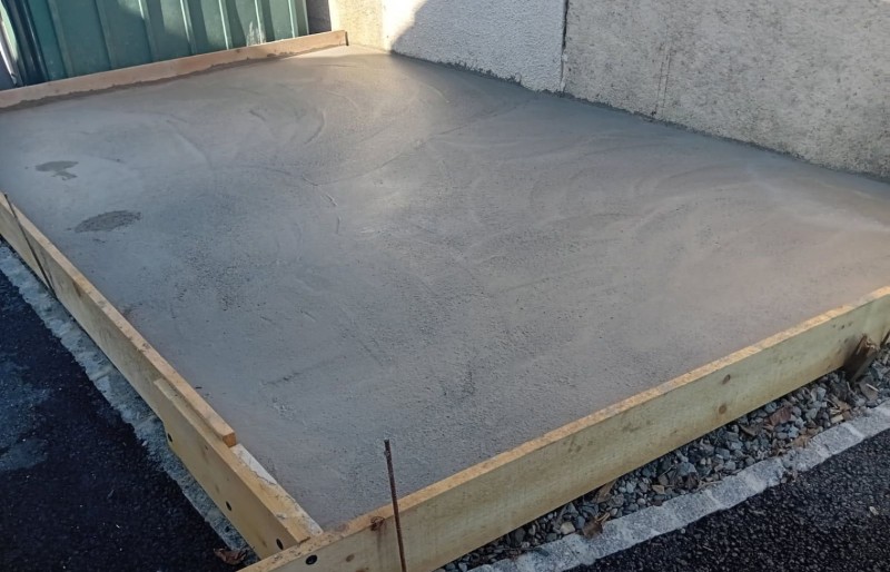 Dalle béton / terrasse béton  à Vidou