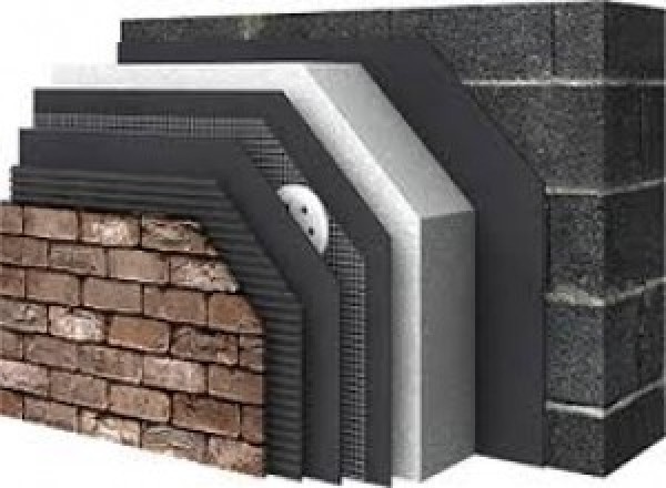 Isolation extérieure avec finition parement à Changé