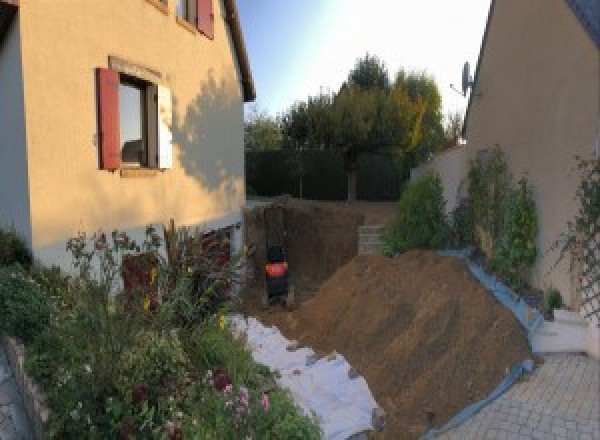 Terrassement de sous-sols et caves à Faverolles