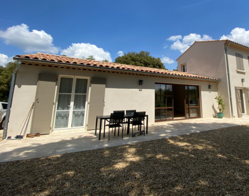 Projet d'agrandir : Extension de maison située à Pourrières