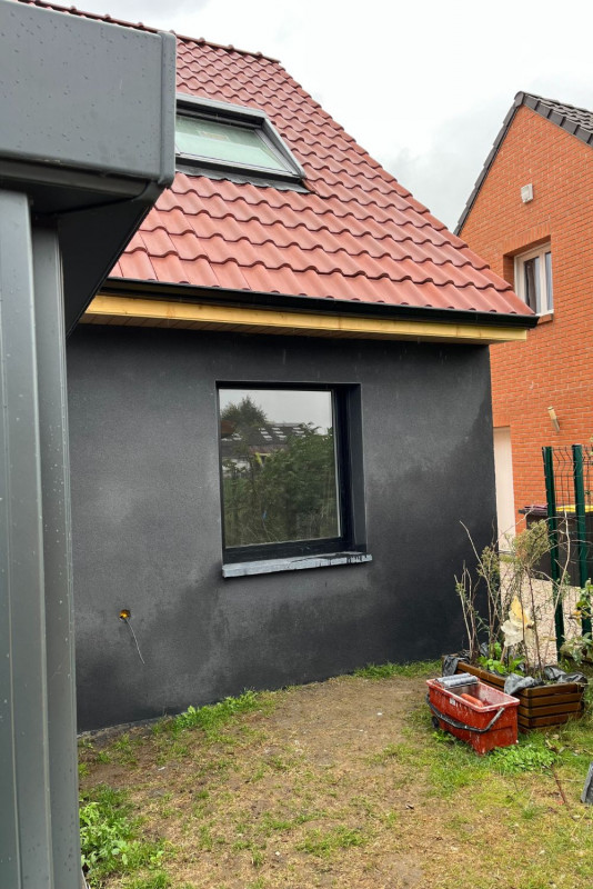 Réalisation d'une extension de maison