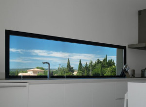 Fenêtre fixe en aluminium à Paris