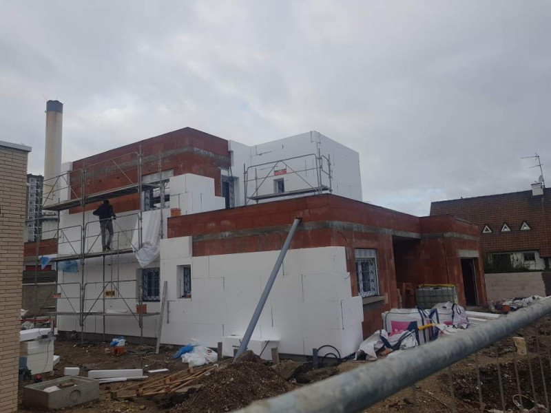 Isolation extérieure d'une maison individuelle à Bonsecours