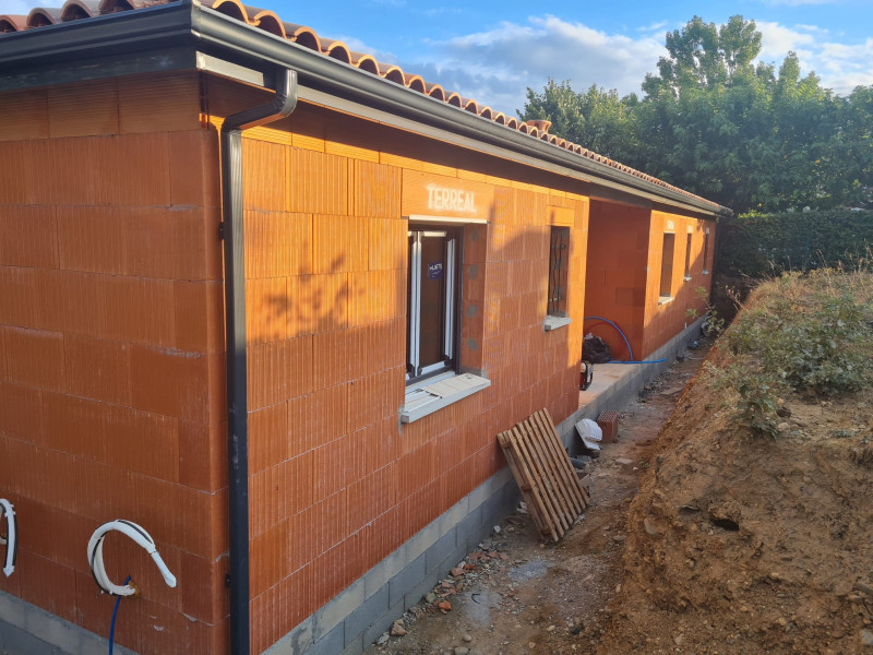 Réalisation d'une construction neuve de maison