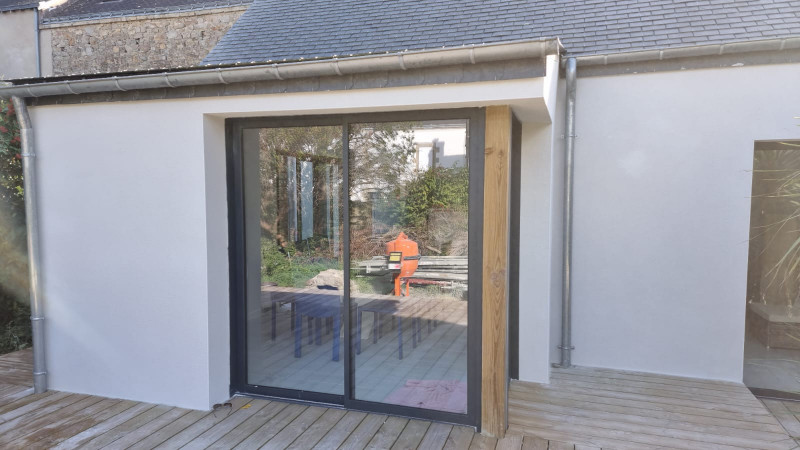 Réalisation d'une extension de maison