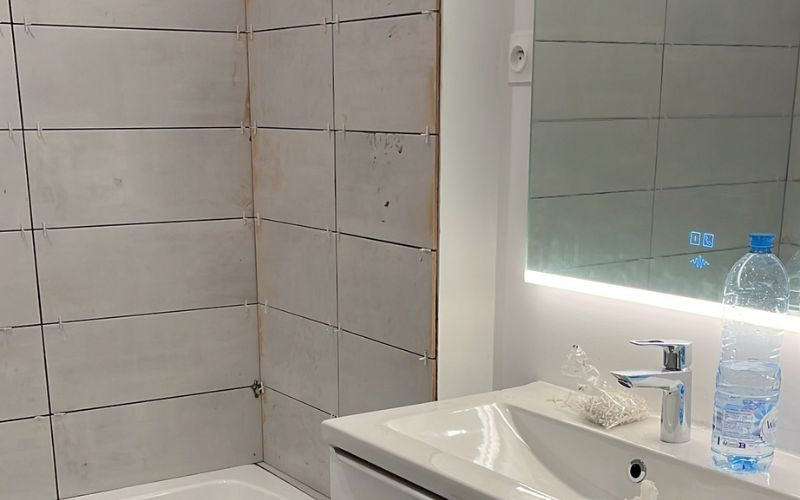 Réalisation d'une rénovation de salle de bain