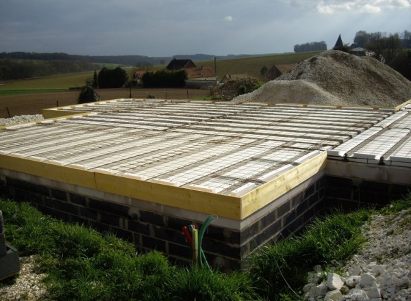 Isolation de dalle en béton à Saint-Pierre à Saint-Pierre