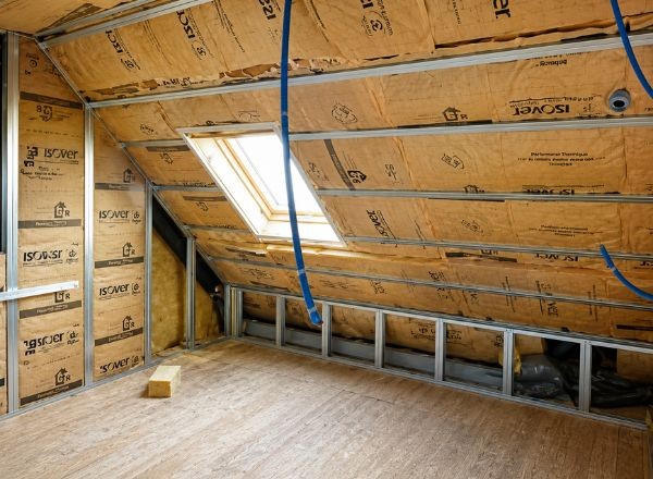 Isolation des sous-rampants de toiture à Saint-Lon-les-Mines : confort et valorisation des combles