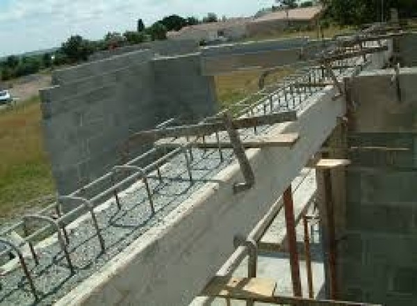 Construction de poteau et poutre béton à Geispolsheim à Geispolsheim