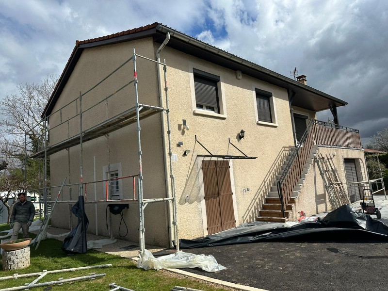 Ravalement de façade à Mions (69)