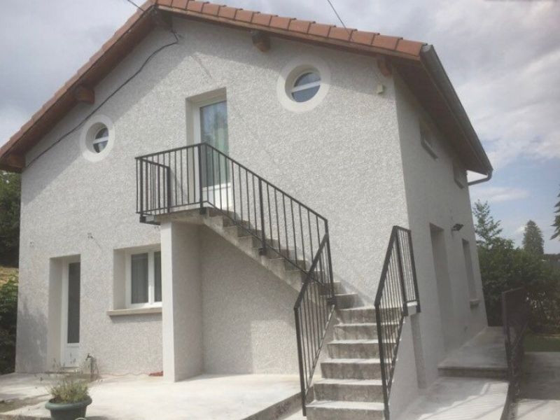  ravalement : enduit projeté à Tarbes