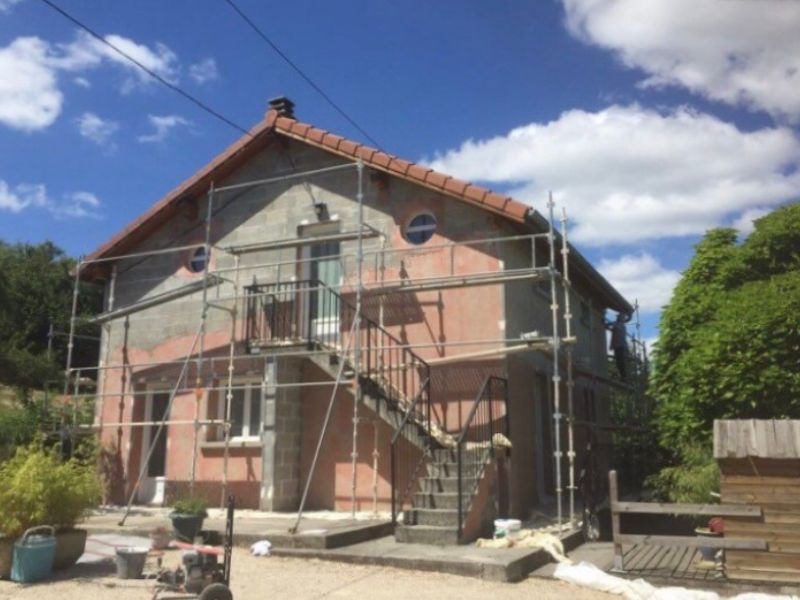 Réalisation d'un ravalement de façade