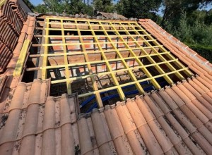 Remaniement de toiture en tuiles à Serrières-sur-Ain