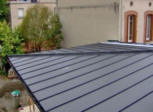 Remplacement de toiture en zinc à Corbel