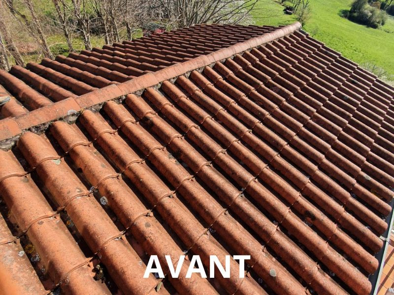 Réalisation d'une rénovation de toiture en tuiles