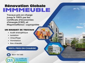 CEE pour rénovation globale de votre immeuble. à Verrières