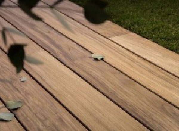 Terrasse en bois exotique à Villemareuil
