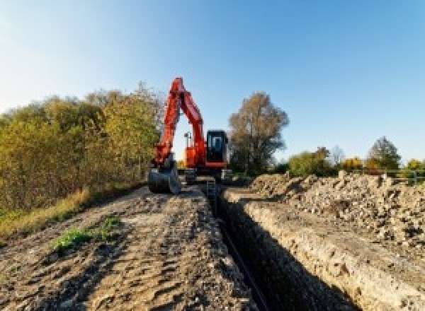 Terrassement de tranchées à Sassetot-le-Mauconduit